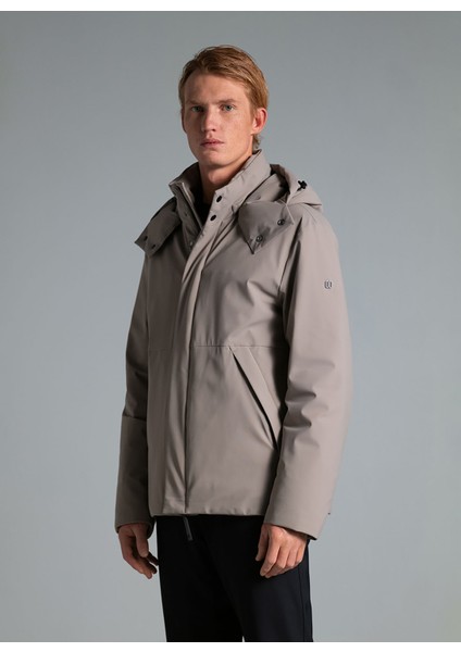 Kapüşon Yaka Taş Erkek Standart Mont Kudo modelleri