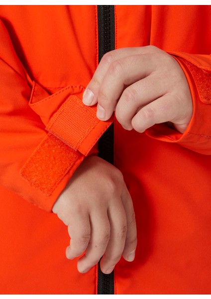 Turuncu - Siyah Erkek Kayak Montu HHA.41761-HHA.147HELLY Hansen Jr Su
