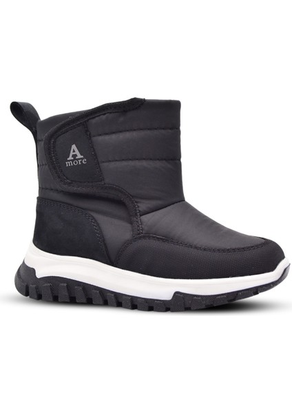 Gea Içi Peluş Kürklü Erkek Çocuk Bot Siyah