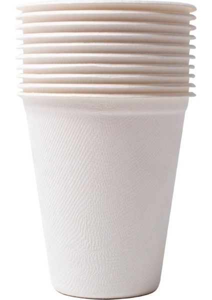 Doğaya Dönüş Ekolojik Doğal Kağıt Karton Bardak - 7oz - 10'lu 5 Paket fırsatları