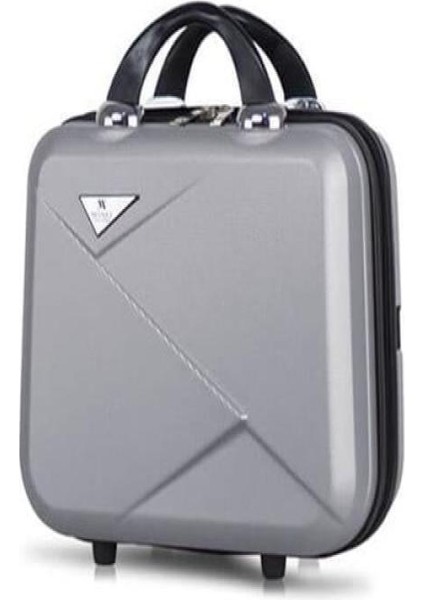 Diamond Makyaj El Valiz Gri