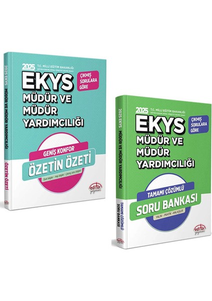 2025 MEB EKYS Müdür ve Müdür Yardımcılığı Özetin Özeti ve Soru Bankası