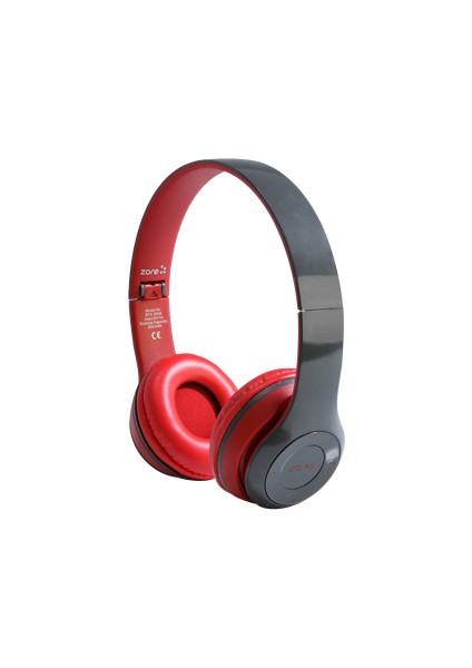 Mobify Ergonomik Tasarımlı Kafa Üstü BTK-ZR56 Bluetooth Kulaklık Kırmızı