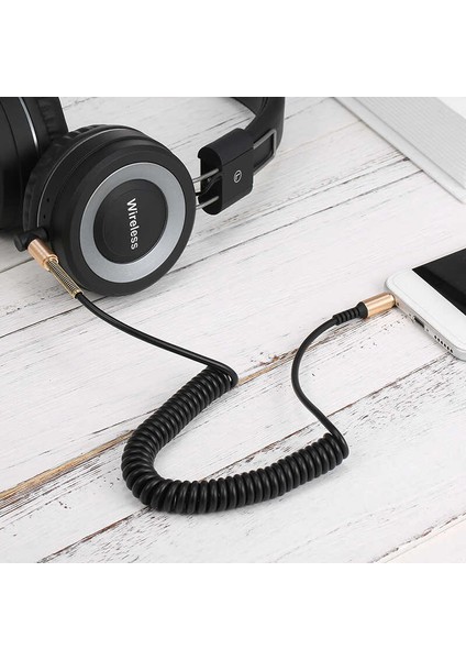 Technoguru 40MM Dinamik Sürücülü Kafa Üstü L100 Bluetooth Kulaklık Gold