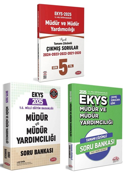 2025 MEB EKYS Müdür ve Müdür Yardımcılığı Soru Bankası ve Çıkmış Sorular Seti