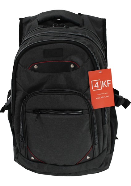 Günlük Seyahat Okul Sırt Çantası Trekking Kamp Av Yürüyüş Çantası Usbli Siyah