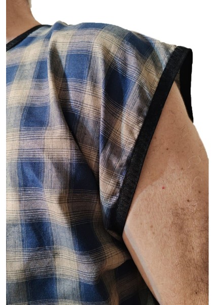 Yazlık Kolsuz Hasta Bakım Kıyafeti - Large Beden fırsatları