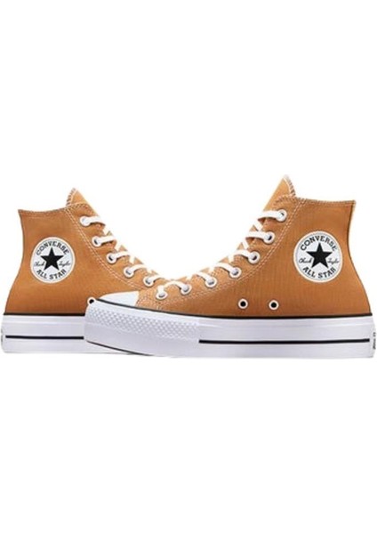 Chuck Taylor All Star Lift Platform Canvas A11537C Kadın Turuncu Günlük Sneaker Ayakkabı