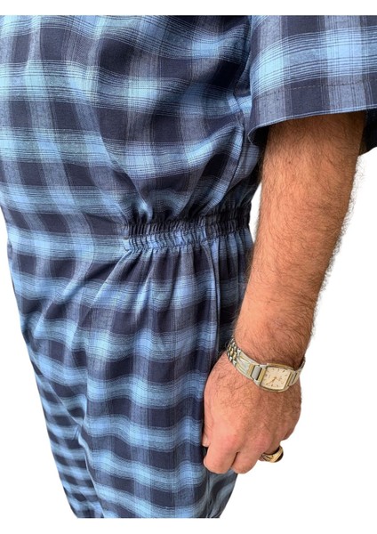 Hasta Bakım Kıyafeti - Hasta Tulumu - Kısa Kol - Yeni Model - Medium Beden indirimleri