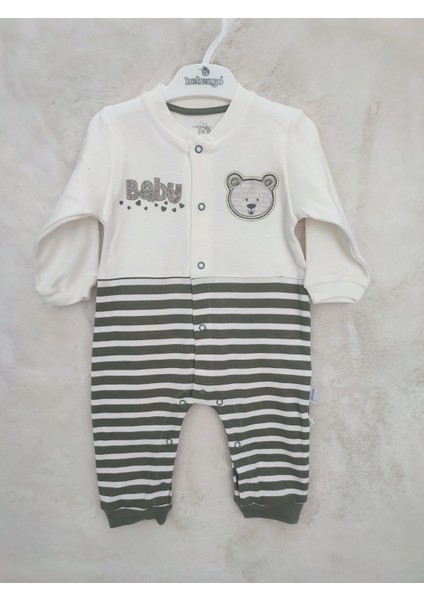 Çizgili Patiksiz Tulum