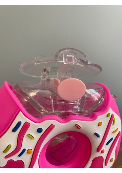 Çocuk Donut Matara Suluk - Pembe