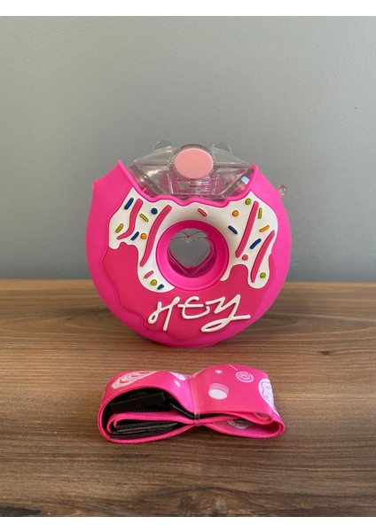 Çocuk Donut Matara Suluk - Pembe