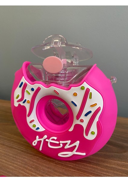 Çocuk Donut Matara Suluk - Pembe