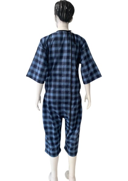 Kısa Kol Yeni Model Hasta Bakım Kıyafeti - Demans Tulum - Medium Beden indirimleri