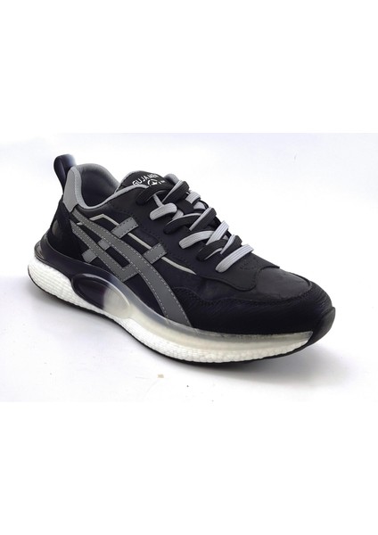 550-2 Erkek Sneaker Spor Ayakkabı-Siyah