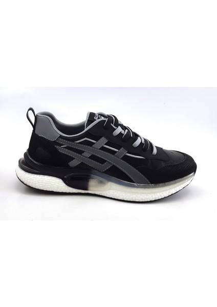 550-2 Erkek Sneaker Spor Ayakkabı-Siyah