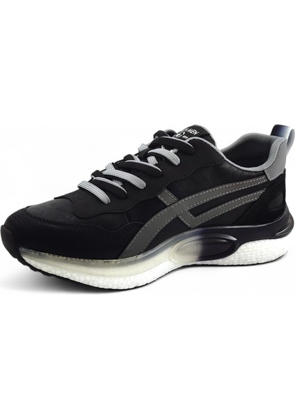 550-2 Erkek Sneaker Spor Ayakkabı-Siyah
