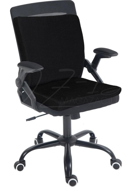 Ofis Sandalye Oto Araç Koltuk Bel Destek Yastığı ve Sırt Minderi