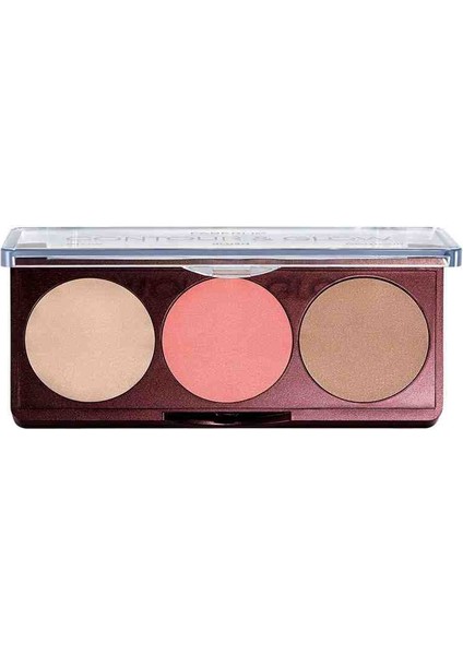Glam Team Yüz Şekillendirici Palet Contour&glow - Altın Işıltı
