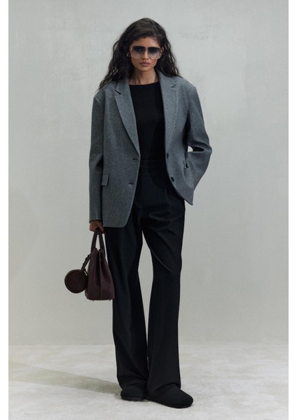 Füme Maskülen Kaşe Blazer Ceket indirimleri