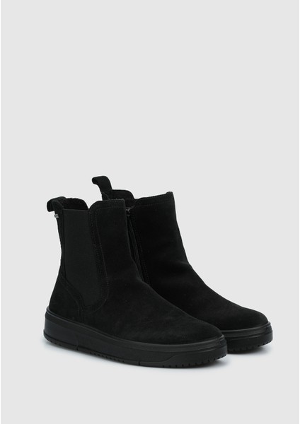 Siyah Deri Kadın Outdoor Bot fiyatları