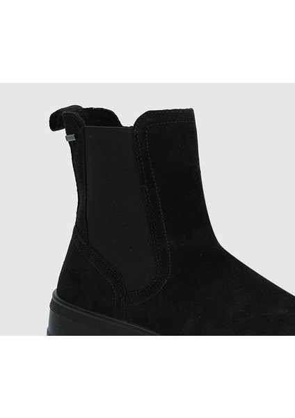 Siyah Deri Kadın Outdoor Bot indirimleri