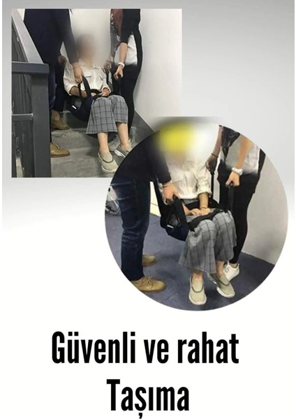 Hasta Taşıma Kaldırma Transfer Sedyesi - Koltuğu - Omuz Destek Aparatlı