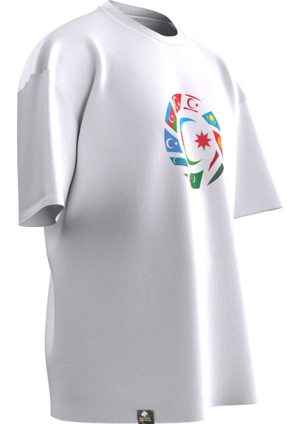 Azerbaycan Bayraklı Turan Tasarımlı Unisex T-Shirt