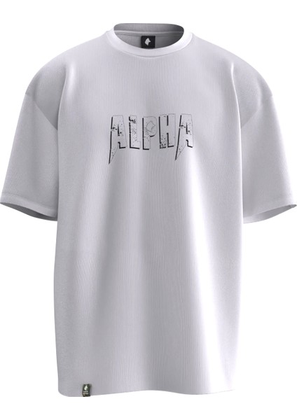 Alpha Tasarımlı Unisex T-Shirt