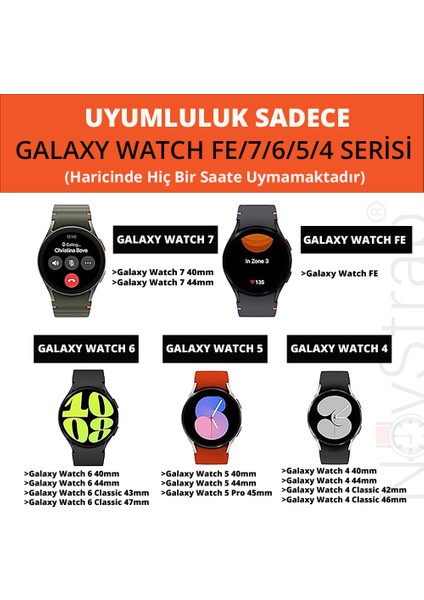 Samsung Galaxy Watch 4 5 Pro 6 7 Fe 40 42 43 44 45 46 47 Mm Uyumlu Kordon Magnet Toka Silikon Kayış indirimleri