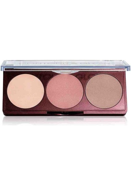 Glam Team Yüz Şekillendirici Palet Contour&glow - Pembe Işıltı