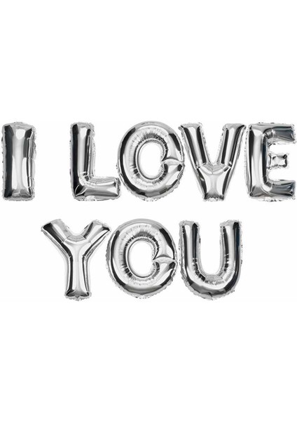 18'' Folyo Balon I Love You Set Yazı