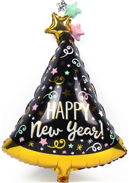 Folyo Balon 84CM New Year Şapka
