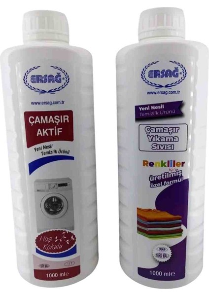 Çamaşır Aktif 1000 ml +Çamaşır Yıkama Rekliler 1000 ml