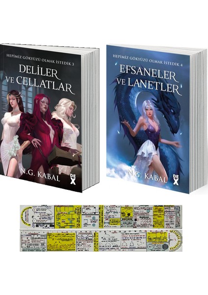 Deliler ve Cellatlar - Efsaneler ve Lanetler 2 Kitap - N. G. Kabal