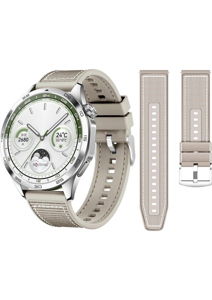 Samsung Galaxy Watch 4 5 Pro 6 7 Fe 40 42 43 44 45 46 47 mm ile Uyumlu Kordon (20mm) Lansman Kumaş fırsatları