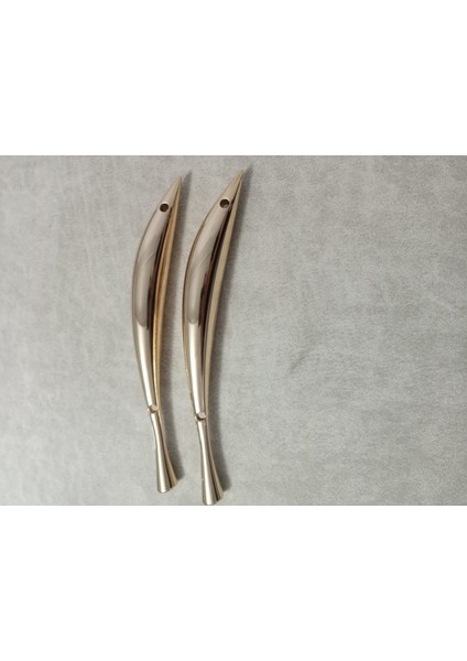 24*2,7 cm Yunus Şekilli Gold Metal Çanta Sapı modelleri