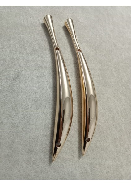 24*2,7 cm Yunus Şekilli Gold Metal Çanta Sapı indirimleri
