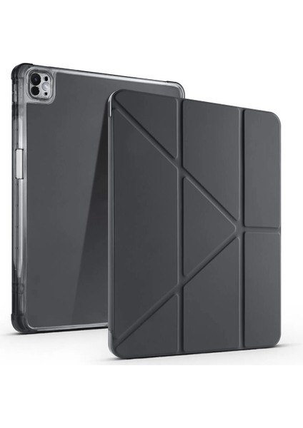 Apple iPad Air 13 2024 Kılıf Redclick Tri Folding Kalem Bölmeli Standlı Kılıf