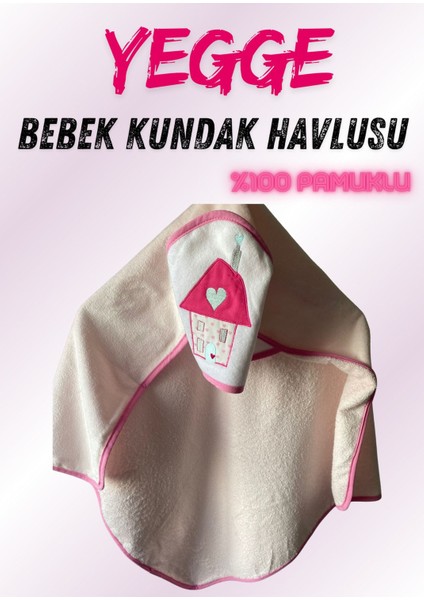 Bebek Banyo Kundağı - Pembe Bebek Banyo Havlusu - Yeni Doğan Hediyesi Kundak Havlusu fiyatları