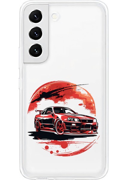 Samsung S21FE Uyumlu Spor Araba Desenli Silikon Kılıf