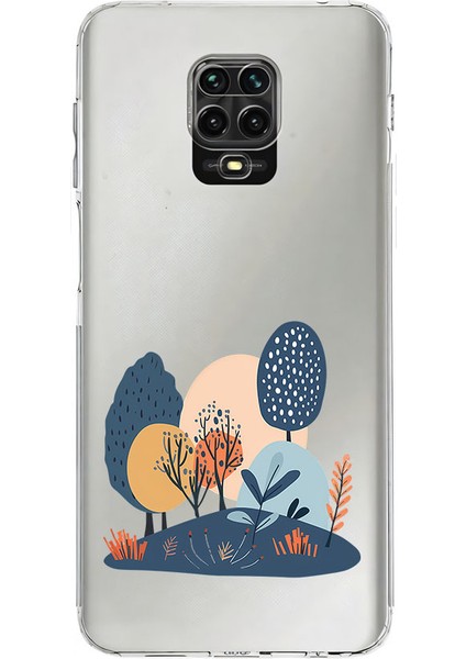 Xiaomi Redmi Note 9 Pro Uyumlu Ağaçlı Doğa Desenli Silikon Kılıf