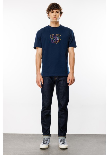 Marcel Slim Straight Fit Normal Bel Rinse Koyu Indigo Erkek Jean Pantolon