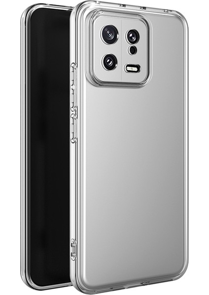 Xiaomi Mi 14 Kılıf Lüx Şeffaf Yumuşak Süper Silikon Kılıf + Nano Ekran Koruyucu