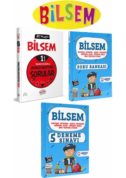 1. Sınıf Bilsem Jet Plus+ Çıkması Muhtemel Sorular + Deneme Sınav Seti