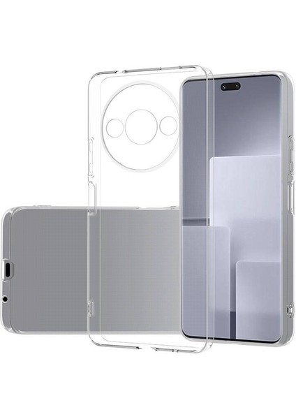 Xiaomi Redmi A3 4g 2024 Kılıf Lüx Şeffaf Yumuşak Süper Silikon Kılıf + Nano Ekran Koruyucu