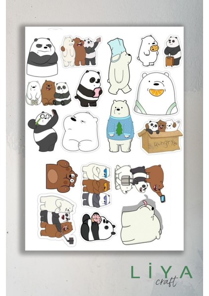 Sevimli Temalı Sticker Planner Ajanda Bullet Journal Için Uygun Set fırsatları