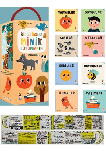 Bilgi Dolu Minik Kütüphanem - Matematik Öğreten Cetvel