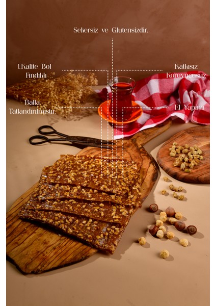 Fındık Ezmeli Rulo Pestil 1 kg