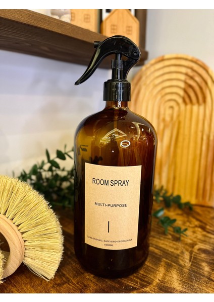 Amber Cam Oda Kokusu Sprey Şişesi 1000ML Etiketli fiyatları